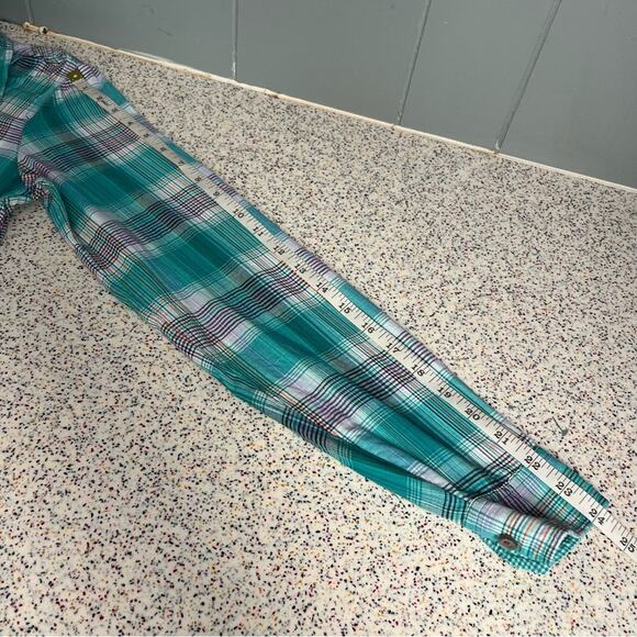 Marmot Marissa Long Sleeve Packable Plaid Button Down Lightweight Shirt Women S - Picture 10 of 11